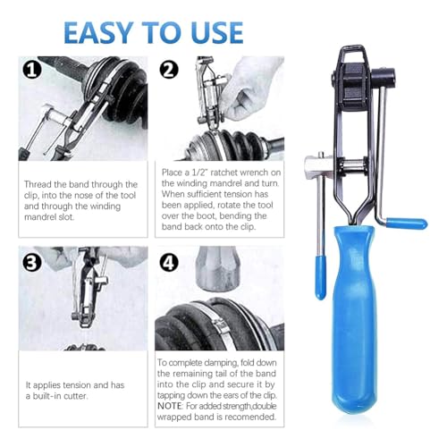 2PCS CV Joint Boot Clamp Pliers for Automotive Repair Hose & Ear Clamp Tool Kit Dust Sleeve Ball Cage Disassembly Tools