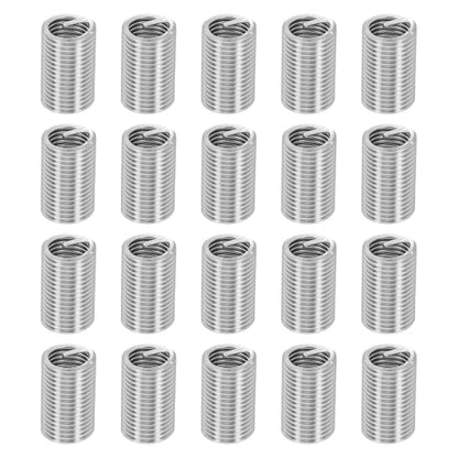 HARFINGTON 20pcs Wire Thread Repair Inserts M12 x 1.75 x 3D (36mm) Metric 304H Stainless Steel Helical Coiled Wire Screw Threaded Sleeve Sheath for Automotive Repairs - size: M12 x 1.75 x 3D