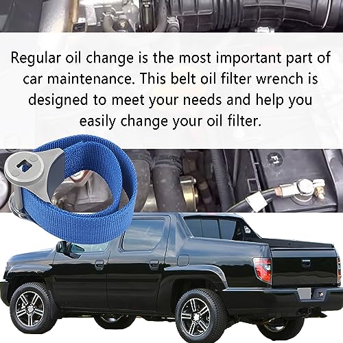 Oil Filter Wrench with Strap Wrench,Adjustable Oil Filter Removal Tool for 60mm-180mm Oil Filter,Repair Car Oil Filter Car Accessories
