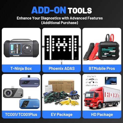 TOPDON Phoenix Smart OBD2 Scanner, Scan Tool for ECU Programming & Coding | Car Bidirectional Diagnostic Tool for 200+ Brands, CAN-FD & DoIP, Topology Mapping & ADAS Compatibility, 2 Years Free Update