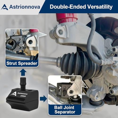 Universal Suspension Strut Spreader Tool - Heavy Duty Dual-End Strut Removal & Lower Ball Joint Separator, Eliminates Hammering Damage on VW Audi BMW Ford - size: Suspension Strut Spreader Tool
