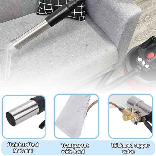 Extractor Head, Upholstery Carpet Furniture Vacuum Extractor Attachment, Stainless Steel Carpet Extractor Attachment, Auto Detailing Extractor, Extractor Wand