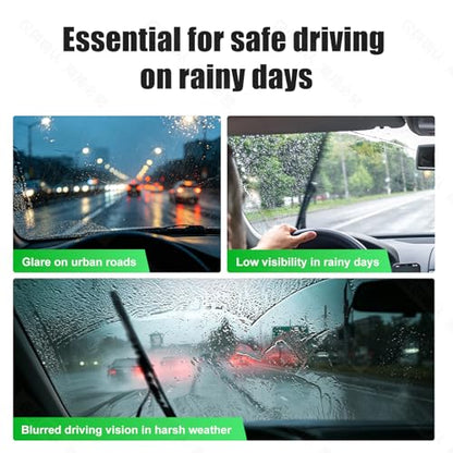 Ceramic Glass Cleaning Brush and Coating, Removes Dirt and Provides Hydrophobic Protection for Car Windows, Mirrors, Glass of Trucks, SUVs, and Household Glass Surfaces - 4 fl oz