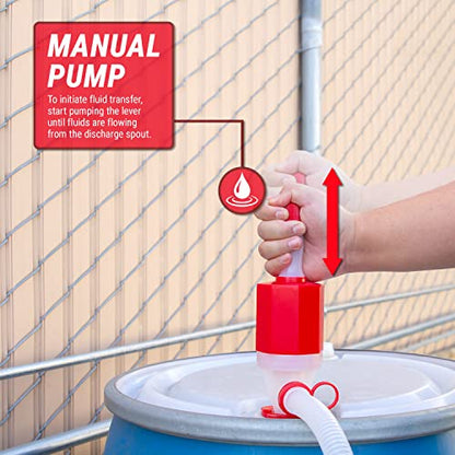 TERA PUMP Adjustable Length Portable Lightweight Siphon Transfer Pump | BPA FREE for Drinking Water - style: 5.5 GPM