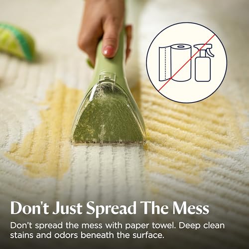 BISSELL Little Green Multi-Purpose Portable Carpet Cleaner, 1400B | Multi-surface upholstery cleaning; exclusive specialty tools included; car & auto detailing; Green color - color: Green, style: Little Green