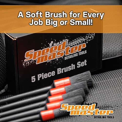 SPEED MASTER Wheel Brush Ultimate Brush Kit | Ultimate Wheel Cleaning Kit for Clean Wheels | Tough on Brake Dust, Gentle on Wheels