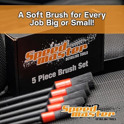 SPEED MASTER Wheel Brush Ultimate Brush Kit | Ultimate Wheel Cleaning Kit for Clean Wheels | Tough on Brake Dust, Gentle on Wheels