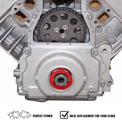 LS Timing Cover Alignment Tool,Billet Aluminum Front Rear Cover Alignment Tool Seal Installer Seal Kit for LS Series Engines Ls1 Ls2 Ls3 Ls6 Ls Lq4 Lq9 4.8 5.3 5.7 6.0 6.2 (Red) - color: RED