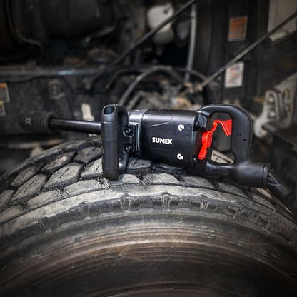 SUNEX Tools SX01026 1” Drive Magnesium Composite Impact Wrench with 6” Anvil - style: 1” Drive Impact Wrench + 6” Anvil
