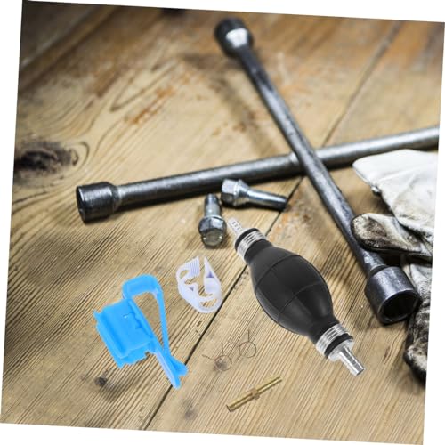 1set Liquid Pump Kit Portable Siphon Hose for Transfer Efficient Hand Operated Pump Backflow Design for Cars and Motorcycles