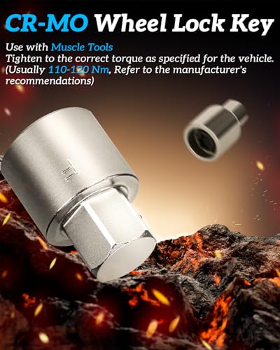 Wheel Lock Removal Kit,A -J Wheel Lock Key for Toyota | 10 PC Locking Lug Nut Key Compatible with Toyota, Lexus, Tacoma, Anti Theft Lug Nut Removal Tool for Wheel Lock Nuts Removing - color: Model Kit