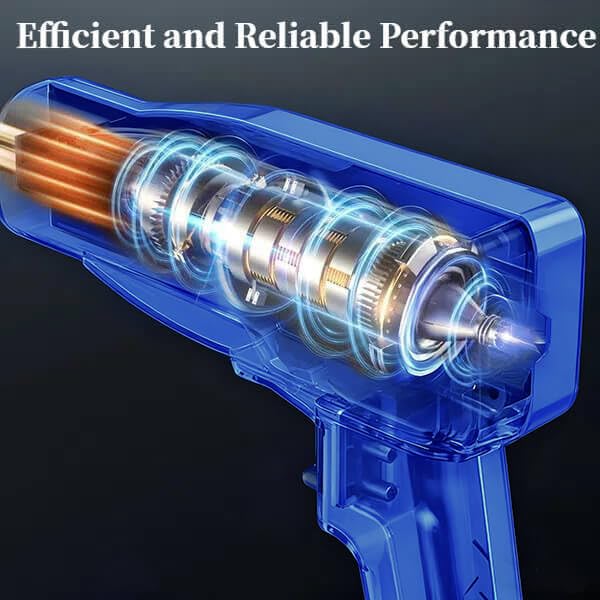 220W Plastic Welder, 2000PCS Staples Plastic welding Kit, Custom Carry Case Plastic Welder Kit, Super Powerful Fast Precise Portable Plastic Repair Kit, Hot Stapler Bumper Repair Kit (Blue) - color: Blue