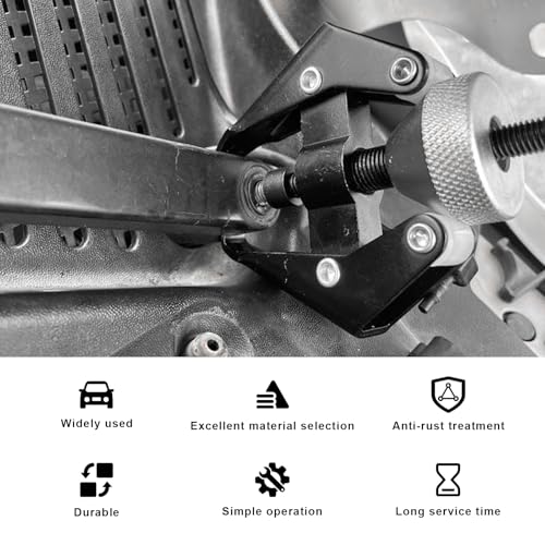 Battery Terminal and Wiper Arm Puller, Heavy-Duty Auto Windshield Wiper Arm Bearing Remover, Adjustable Battery Terminal Puller Repair Tool Universal for Most Cars Trucks