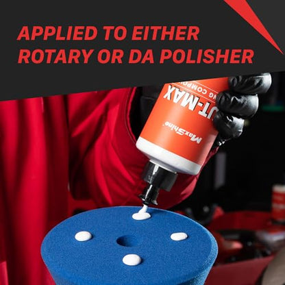 Maxshine Professional Mini Cordless Polisher (M0312 V2) Kit - Portable, Lightweight (1.93 lbs), 6-Speed DA/Rotary Polisher for Auto Detailing, Scratch & Swirl Repair, Paint Protection, Gloss & Shine