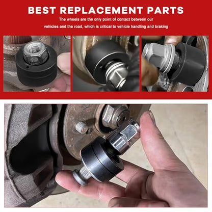22800 Wheel Stud Installer, Professional Strong Strength Car Tire Studs Puller Replacement, Heavy Duty Wheel Stud Installation Tool Compatible with RV SUV Light-Duty Truck
