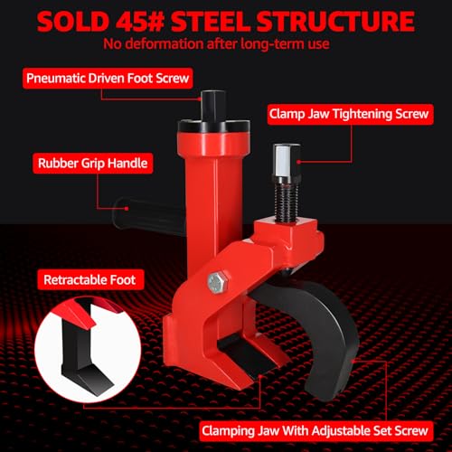 BESTOOL Pneumatic Bead Breaker, Effortless Tire Changing for Cars, Trucks & More (Red) - color: Red
