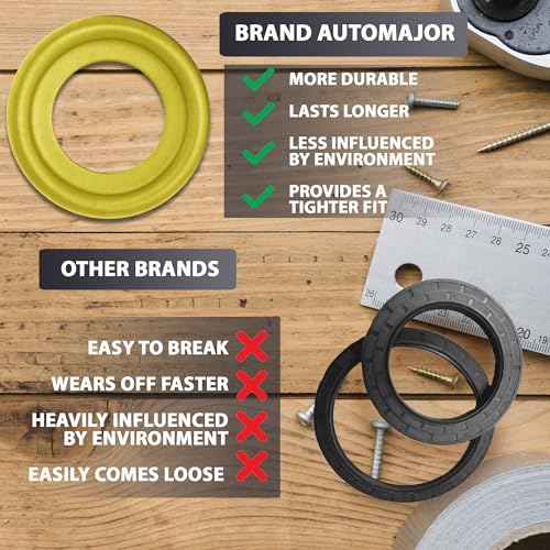 15pc 9mm Lower Unit Drain Screw Gasket 26-830749 Replacement for Mercury | Also 26-930749 26-8M0204694 8M0204693 Fits Mercruiser Alpha Bravo Verado OptiMax Mariner Quicksilver outboard by AUTOMAJOR