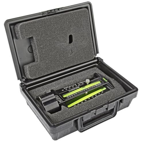 JEGS Caster Camber Gauge | Camber Angles: +/- 8in.| Caster Angles: +12in.to -4in.| Includes Magnetic Adapter And Padded Storage Case | Made In USA