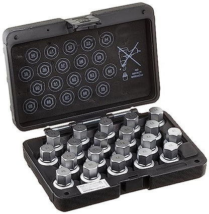 LTI TOOLS Wheel Locking Nut Key Kit 20 pcs, Compatible with Porsche - Wheel Lock Key Set Lug Nut Removal Kit (LT4170)