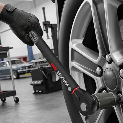 9PCS 1/4" 3/8" 1/2" Drive Click Torque Wrench, 72 Teeth Dual-Direction Adjustable, ±3% Accuracy Click Torque Wrench Set for Car, Motorcycle Maintenance - size: 9Peice