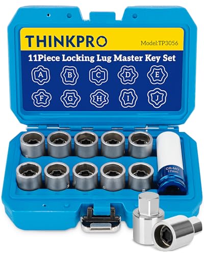 Wheel Lock Removal Kit,A -J Wheel Lock Key for Toyota | 10 PC Locking Lug Nut Key Compatible with Toyota, Lexus, Tacoma, Anti Theft Lug Nut Removal Tool for Wheel Lock Nuts Removing - color: Model Kit