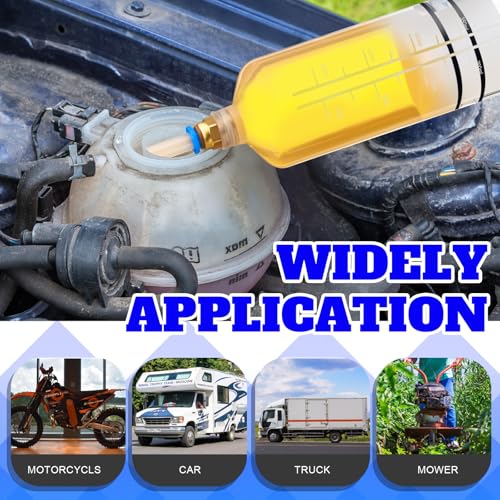 Lothee 2 Pack 500cc Automotive Fluid Extractor Pump Oil Extractor Hand Syringe Pump with Hose Manual Suction Vacuum Fuel Car Transfer for Power Steering, Hydraulic Fluid(Blue) - color: Blue