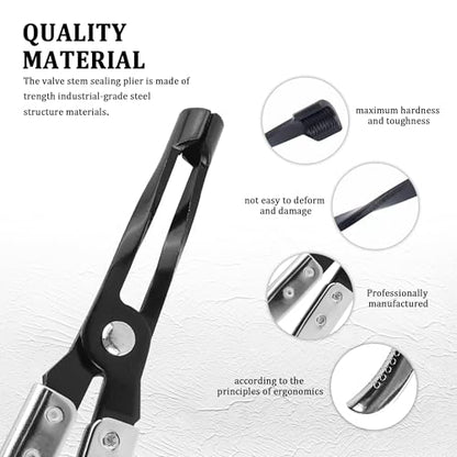 OFBAND Valve Seal Removal Tool with 6 inch Ergonomic Grip,Valve Stem Removal Tool to Remove and Install Stem Seals for Proper Seal,Universal Valve Seal Tool Car Accessories for Car SUV