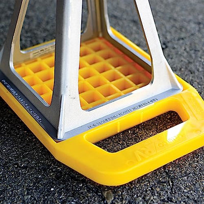 Camco RV Stabilizing Jack Pads - Features Interlocking Design & Includes Handy Strap for RV Storage and Organization - Molded of Strong UV Stabilized Polypropylene - (44595), 4 Count (Pack of 4) - size: 6.2-Inch x 6.2-Inch (Pack of 4), style: Pack of 4