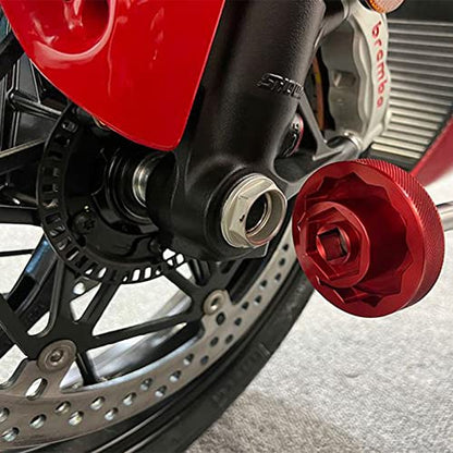 (30mm+55mm) Front Rear Wheel Axle Nut Socket Tool for Ducati Motorcycle Panigale V4, Street fighter 1098, Monster 1200 (Black) - color: Black