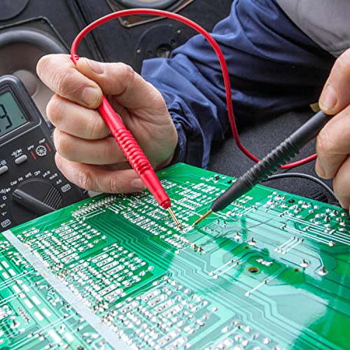 HengTianMei Flexible Multimeter Test Lead Kit, CAT III 1000V 10A, Volt Test Lead for Measurement Accurately with Standard 4mm Banana Plug, for Most Brands Digital Multimeters, Electronic Clamp Meter