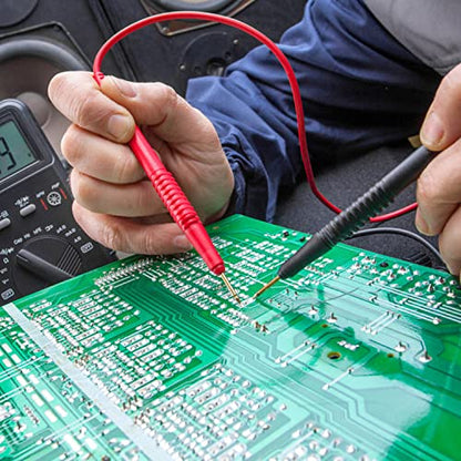 HengTianMei Flexible Multimeter Test Lead Kit, CAT III 1000V 10A, Volt Test Lead for Measurement Accurately with Standard 4mm Banana Plug, for Most Brands Digital Multimeters, Electronic Clamp Meter
