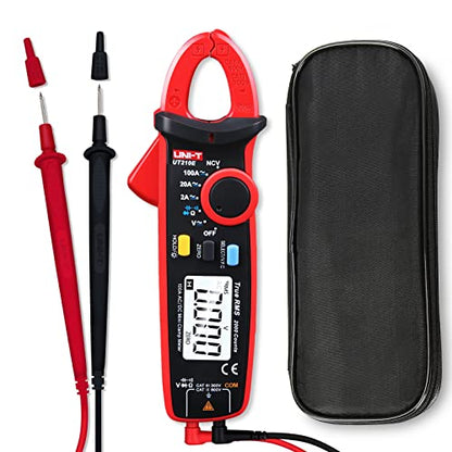 UNI-T UT210e Digital Clamp Meter AC DC Amp Meter Clamp Multimeter True RMS 2000 Counts Voltmeter Continuity Tester Capacitor HVAC Tool Multi Tester - size: UT210e clamp meter (ac/dc)