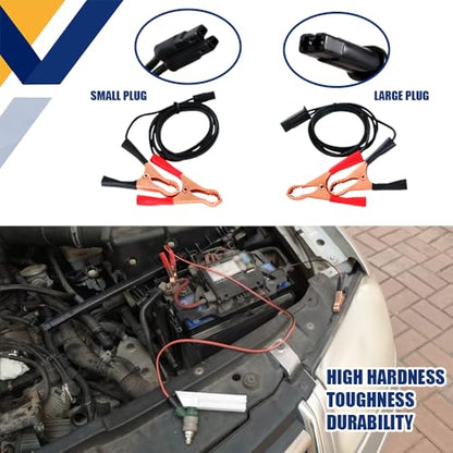 4PCS Fuel Injector Cleaner Kit, Fuel Injector Flush Cleaner Adapter Kit, Universal Automobile Fuel Injector DIY Cleaning Machine Kit for Car Fuel Injector Tester Fuel Pump Pressure Test