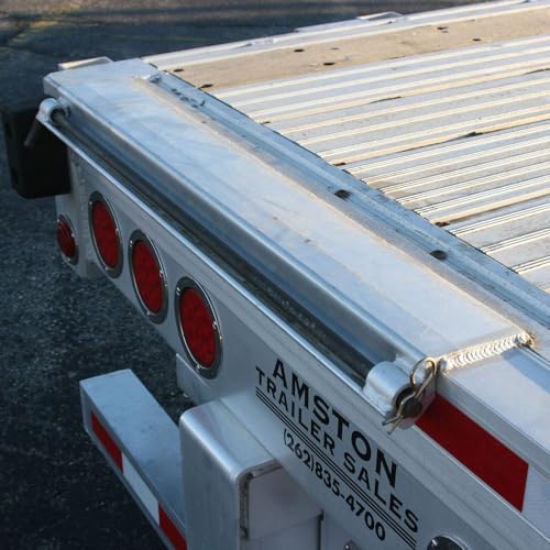 36" Aluminum Skid Seat Attaching Bracket for Pin-End Ramp Systems, HD Ramps