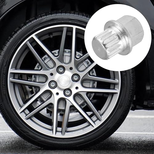 X AUTOHAUX ABC7/19PT Wheel Lock Lug Nut Anti Theft Wheel Lock Nut Screw Removal Key for VW for Audi - size: 7/19PT