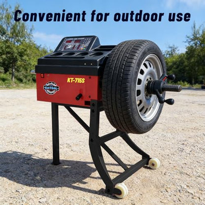 KT-715S Portable Digital Wheel Balancer, 65kg Capacity for Car, Motorcycle & Racing Tires