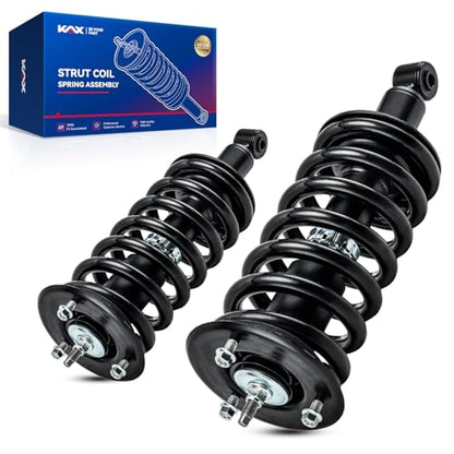 KAX Front Struts for Nissan 2004-2007 2010-2011 2013-2015 2017-2023 Titan, 2005-2015 Armada, 2004-2010 QX56 Front Shocks Quick Complete Struts Assembly with Coil Spring Set of 2, Replace 471358 - size: 4SAA13S0