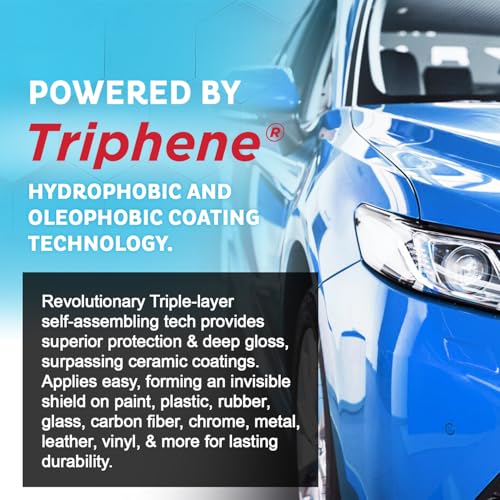 MAXL MAXLONE™ Car Spray with Triphene® All Purpose Waterless Detailer 2 Kit | Quick Spray & Wipe, Clean, Shine, Protect Paint, Glass, Wheels, and Trim Without Pre-Washing (2x20oz + 4 Micro Fiber Cloths) - style: 2 Bottles + 4 Towels