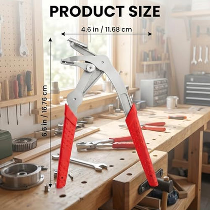 Auto Fastener Clip Removal Pliers, Spring-Loaded Panel Clip & Rivet Remover Tool, Damage-Free Auto Trim Removal Tool for Car Door Panel, Interior & Exterior Parts, Professional