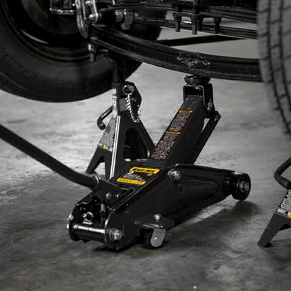 Torin 2 Ton Hydraulic Floor Jack, 4000 lbs Capacity Low Profile Trolley Service Jack with 5.2"-13.3" Lifting Range, Heavy Duty Steel Car Jack for Sport Utility Vehicle, Cars, Black - size: 2 ton floor jack