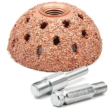 Shineyoo Tire Repair Patch Tools - 42mm Tungsten Steel Buffing Wheel & Tire Patch Roller Scraping Cutter Kit - size: 42 mm