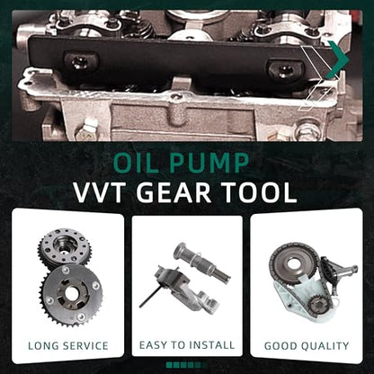Oil Pump Timing Chain Kit & 2 VVT Gear Tool Compatible with BMW N20 N26 X4 X5 228 320 328 2.0L 3.0L 2012-2016