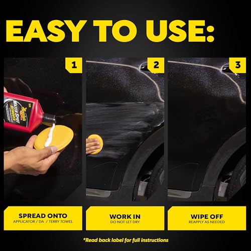 Meguiar's A3714 Water Spot Remover - Water Stain Remover and Polish for All Hard Surfaces,16 oz - size: 16 Fl Oz (Pack of 1)