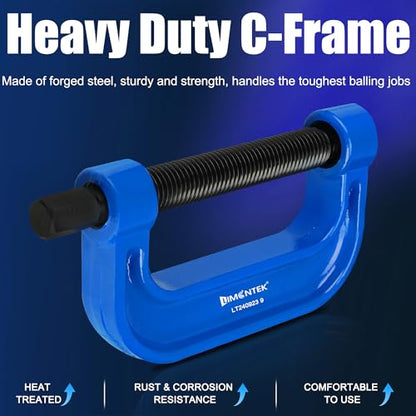 23Pcs Ball Joint Press Kit, Heavy Duty Master Ball Joint Removal Tool, U Joints and Brake Pins, Compatible with 2WD and 4WD Vehicles (Blue) - color: Blue