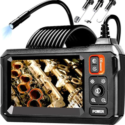 Daxiongmao Endoscope Camera with Light, 1080P HD Borescope, IP67 Waterproof Snake Camera – Ideal for Inspecting Walls, Vents, Automotive Engines, Pipes – A Great Gift Tool for Men (16.5ft) - size: 16.5FT