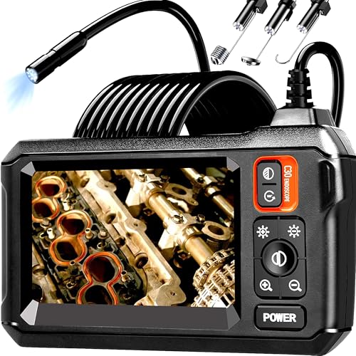 Daxiongmao Endoscope Camera with Light, 1080P HD Borescope, IP67 Waterproof Snake Camera – Ideal for Inspecting Walls, Vents, Automotive Engines, Pipes – A Great Gift Tool for Men (16.5ft) - size: 16.5FT