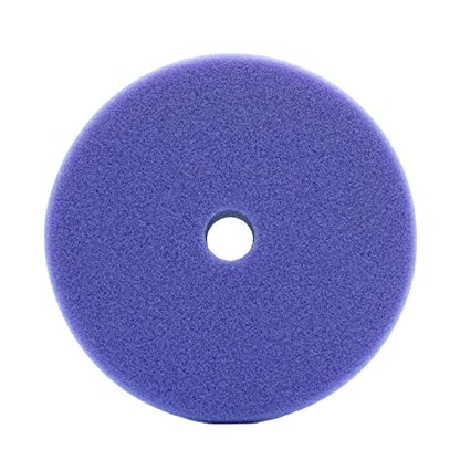 3D Light Purple Foam Polishing Pad | Professional Grade Foam for Polish, Glaze, Wax | Maximizes Paint Gloss | Car Care Detailing | Superior Finish for Automotive Painted Surfaces | 5.5” Round - color: Light Purple