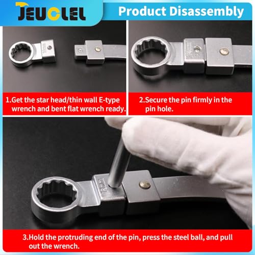 10PCS Universal Auxiliary Timing Idler Belt Wrench Serpentine Belt Tension Pulley Wrench Set Engine Timing Belt Tensioning Nut Bolt Screw Remover - color: 10pcs Universal Auxiliary Idler Belt Tensioner Pulley Removal Tool Kit