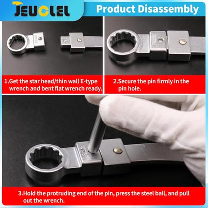 10PCS Universal Auxiliary Timing Idler Belt Wrench Serpentine Belt Tension Pulley Wrench Set Engine Timing Belt Tensioning Nut Bolt Screw Remover - color: 10pcs Universal Auxiliary Idler Belt Tensioner Pulley Removal Tool Kit