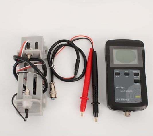 YR1035+ Digital Battery Internal Resistance Tester, LCD Display, Four-Wire Testing System with Probes and Clips (Combination 6) - color: Combination 6